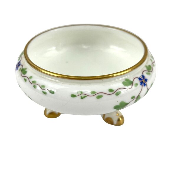 Antique A.B. Daniell & Sons London Grannycore Decor Hand-Painted Floral Bowl - Picture 1 of 10